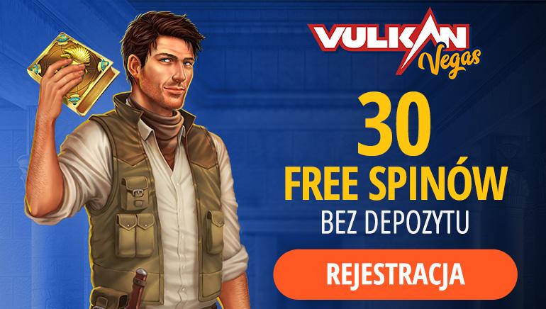 30 darmowych spinów od kasyna